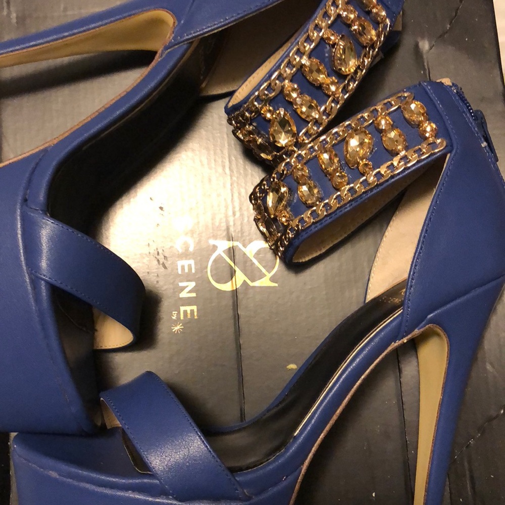 Blue Chyanne heels - Picture 4 of 4